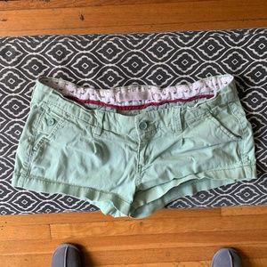 Size 3 Hollister Mint Green Shorts